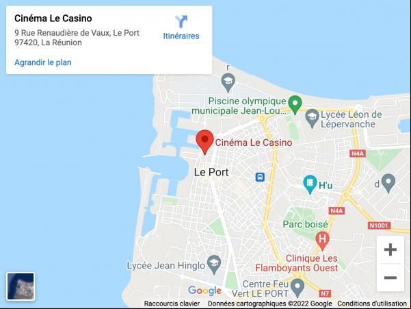 plan acces cinema le casino le port